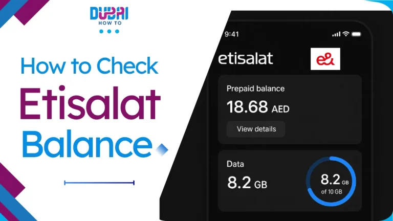 How to Check Etisalat Balance in UAE