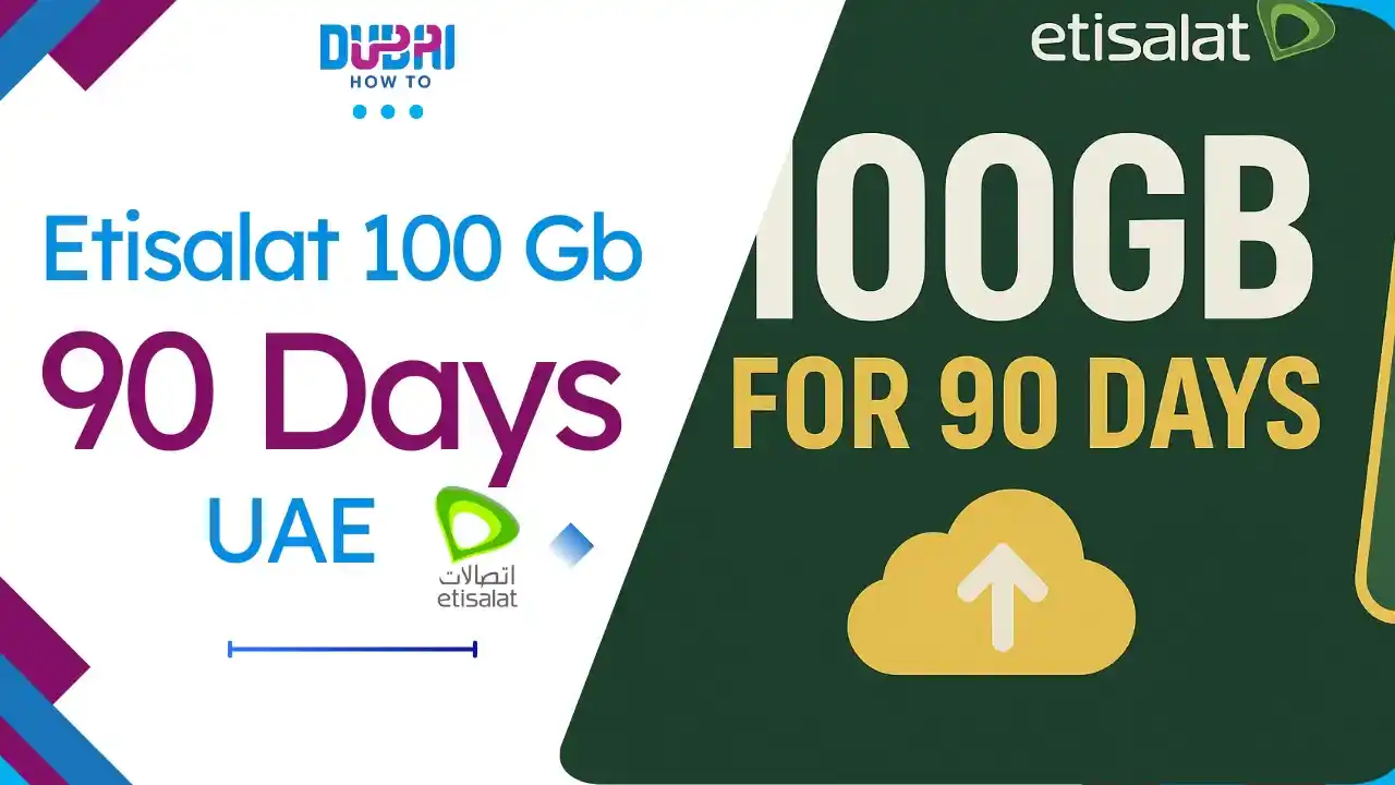 Etisalat 100 Gb for 90 Days Package