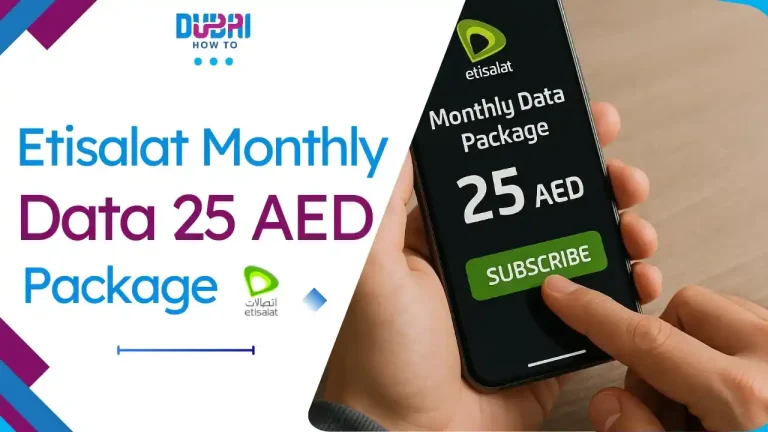 Etisalat Monthly Data Package 25 AED