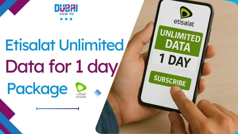 Etisalat unlimited data for 1 day