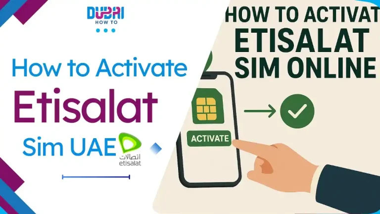 How to Activate Etisalat Sim Online