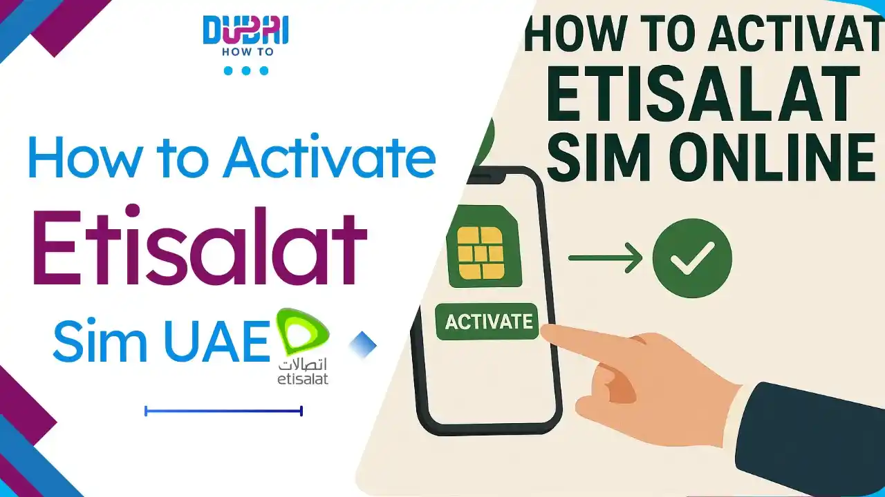 How to Activate Etisalat Sim Online