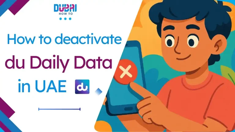 How to Deactivate Du Daily Data Package 2 AED