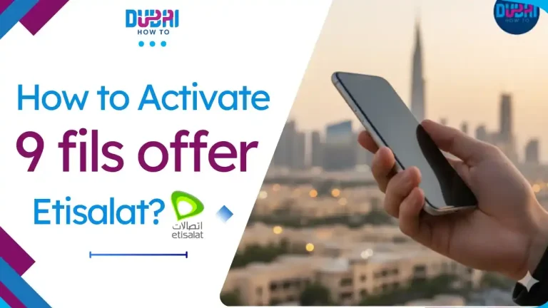 How to activate 9 fils offer in Etisalat