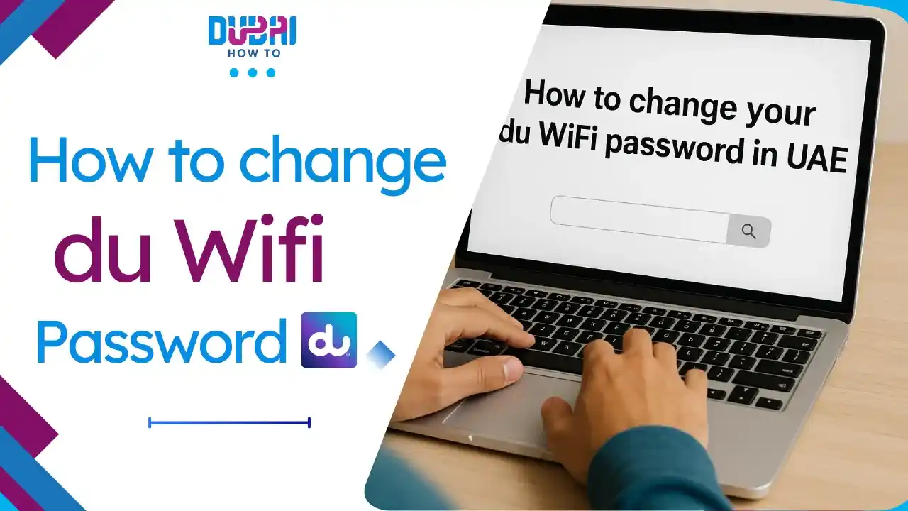 How to change your du WiFi password in UAE