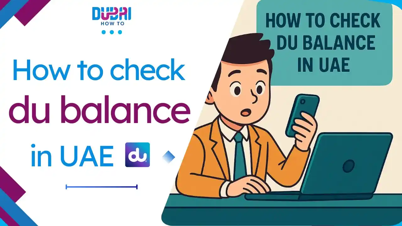 How to check du balance in UAE