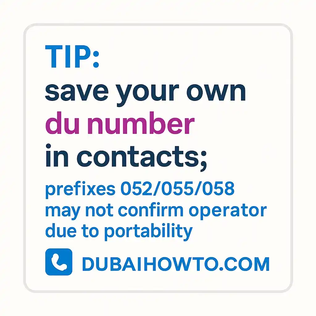 How to check du number in UAE_1