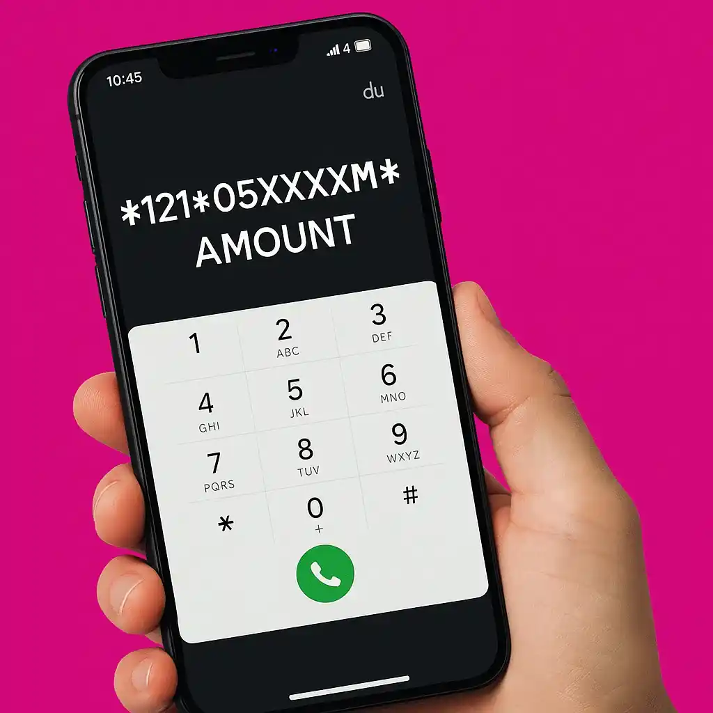 How to transfer du balance in UAE_3