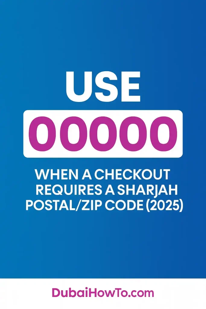 Sharjah Postal Code_4