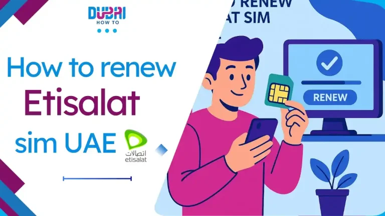 How to renew Etisalat SIM in UAE