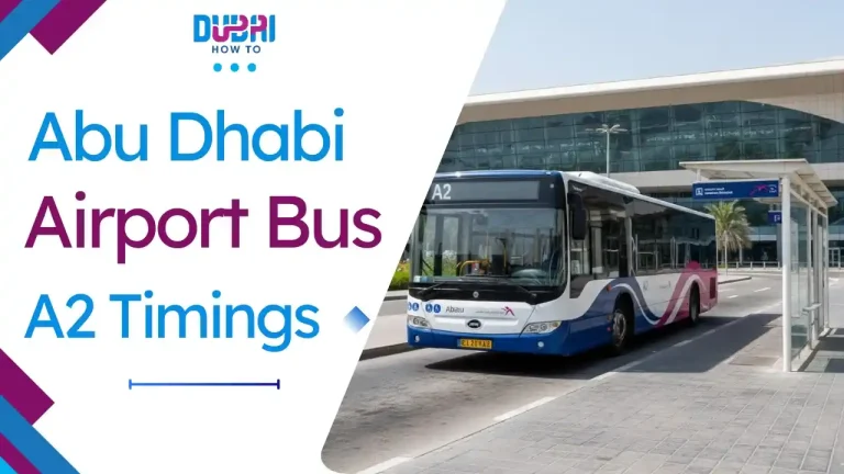 Abu Dhabi Airport Bus A2 Timetable