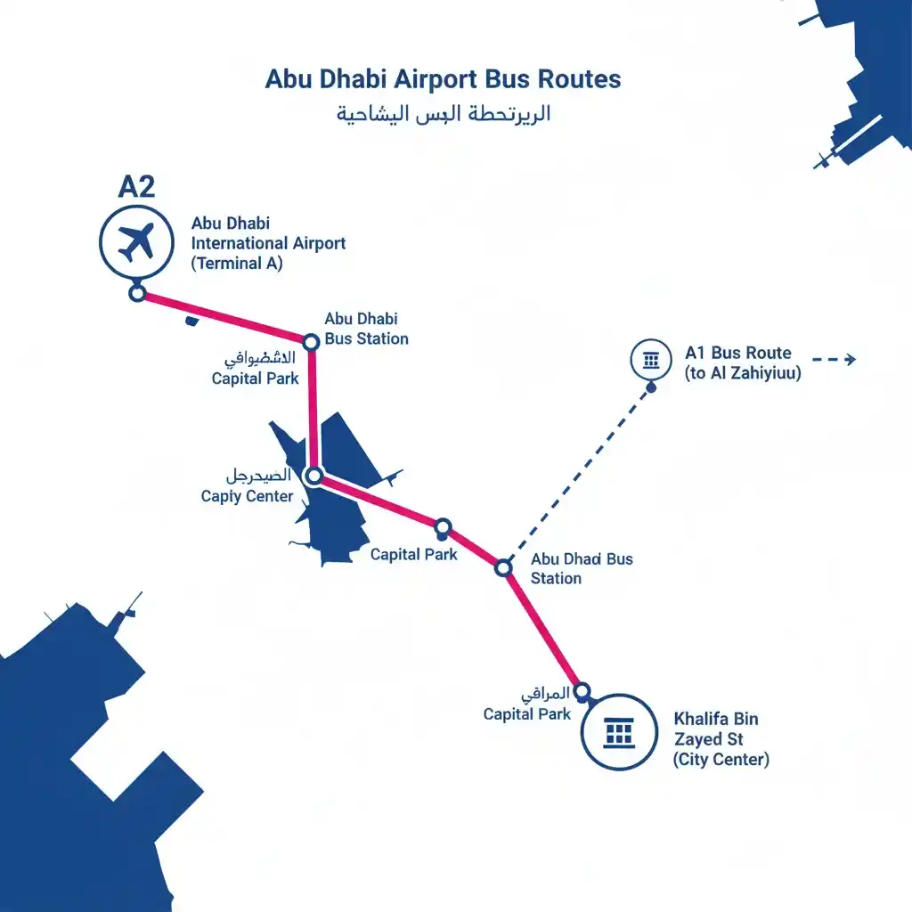 Abu Dhabi Airport Bus A2 Timetable_2