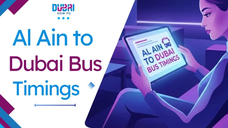 Al Ain to Dubai Bus Timings