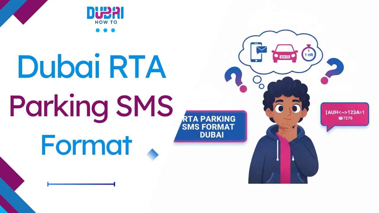 Dubai RTA Parking SMS Format