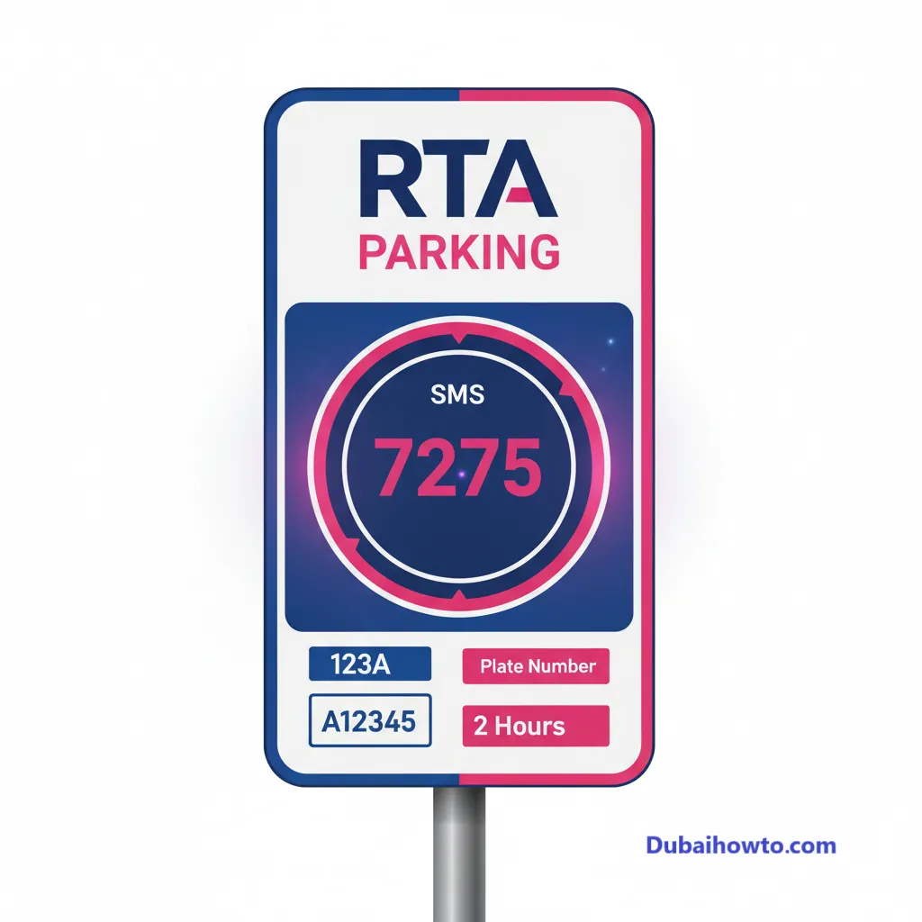 Dubai RTA Parking SMS Format_2