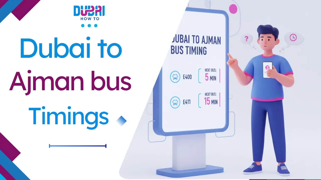 Dubai to Ajman Bus Timing
