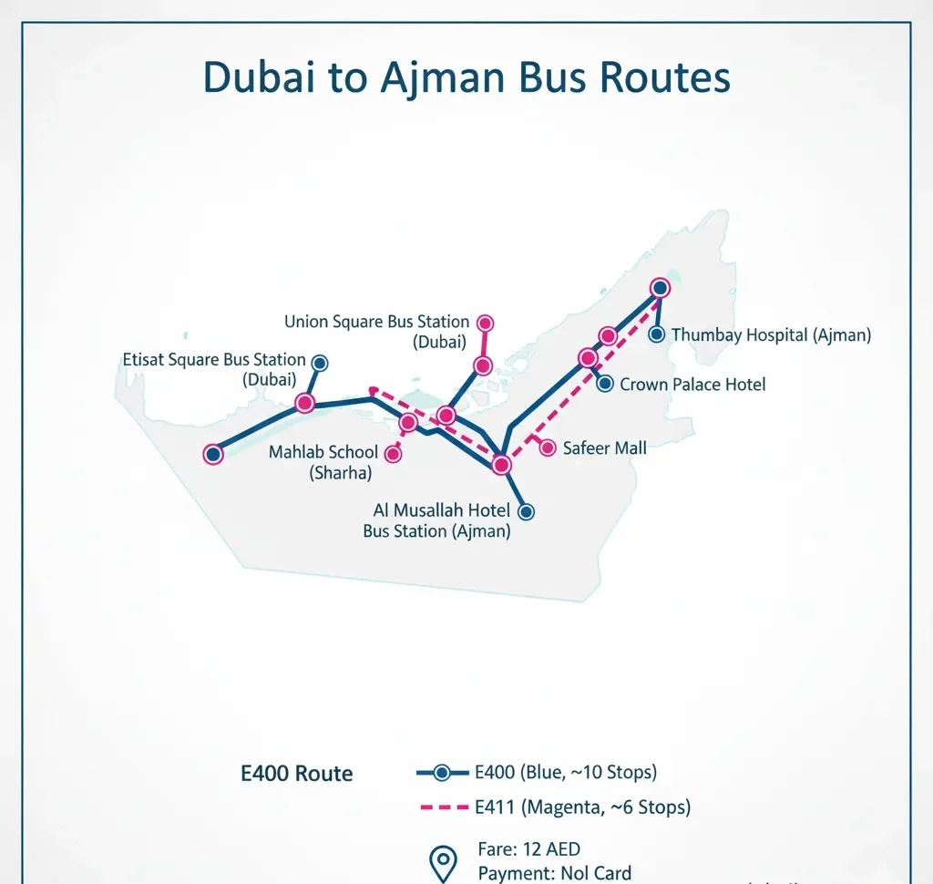 Dubai to Ajman Bus Timing_1