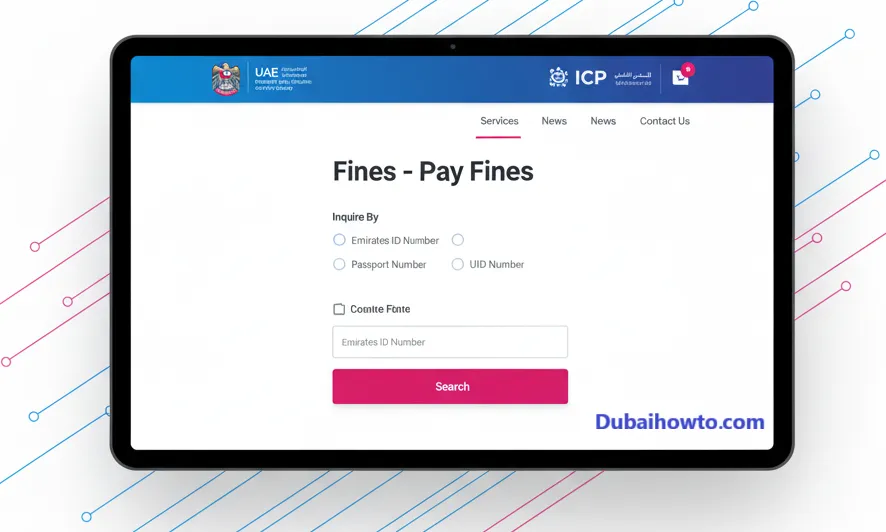 Emirates ID Fine Check_2