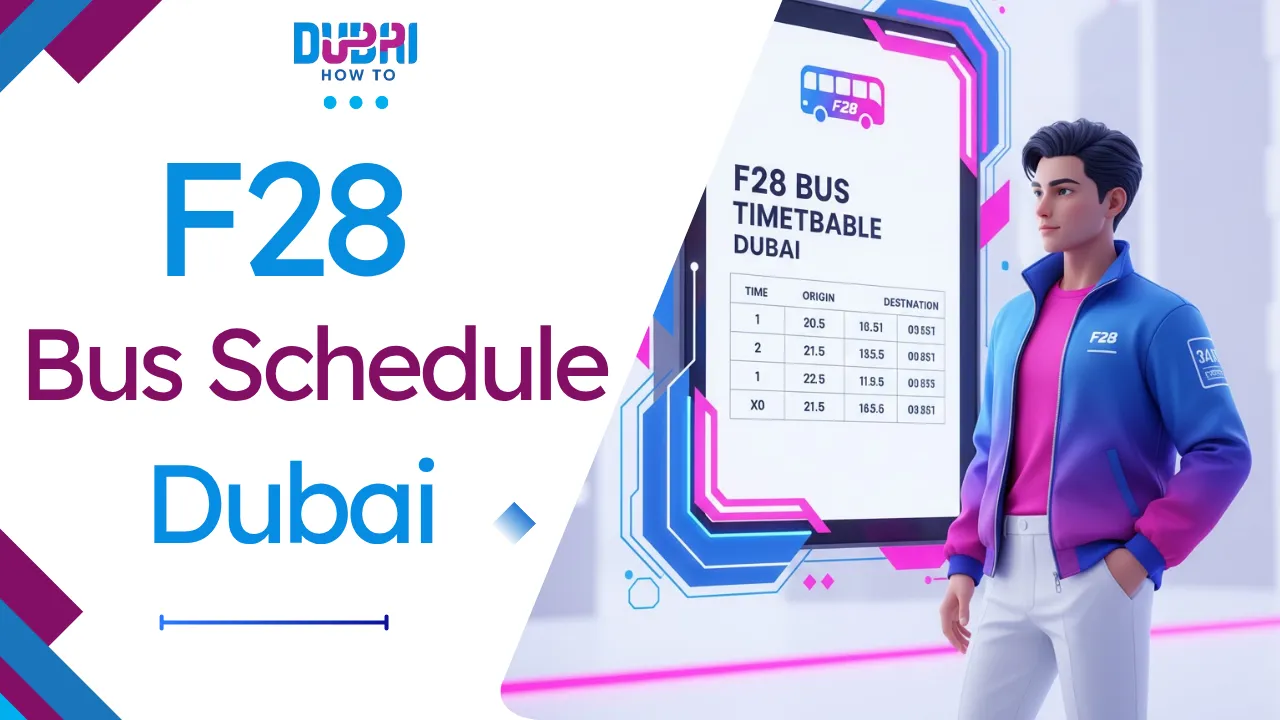 F28 Bus Timetable Dubai