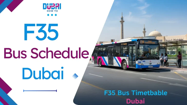 F35 Bus Timetable Dubai