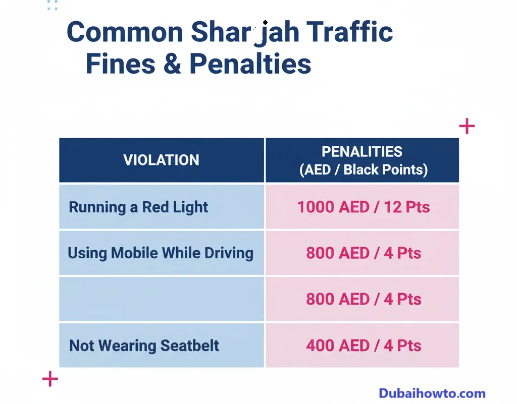 How to Check Sharjah Traffic Fines by Plate Number_1