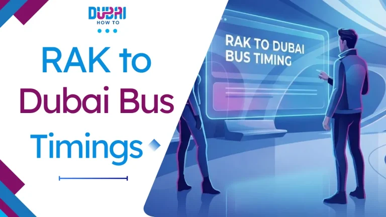 RAK to Dubai Bus Timing