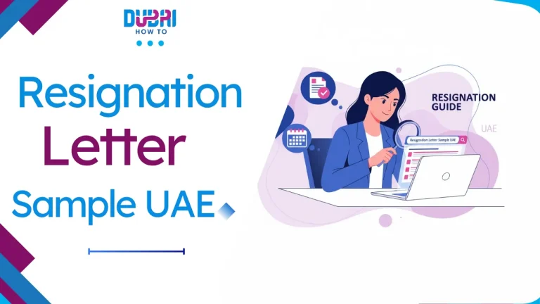 Resignation Letter Sample UAE
