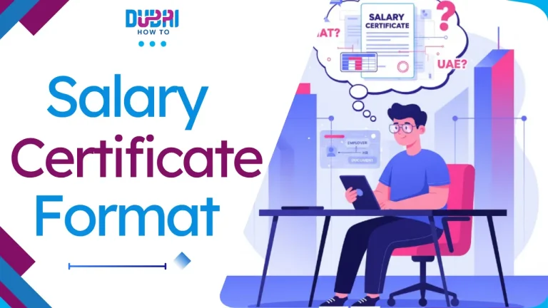 Salary Certificate Format in UAE