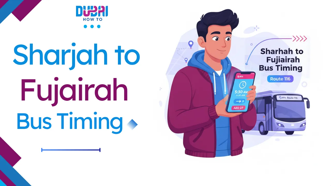 Sharjah to Fujairah Bus Timing