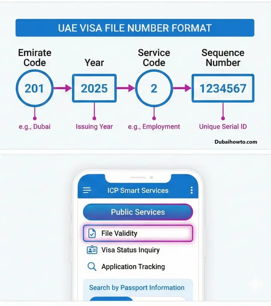 UAE Residence Visa Number (2)