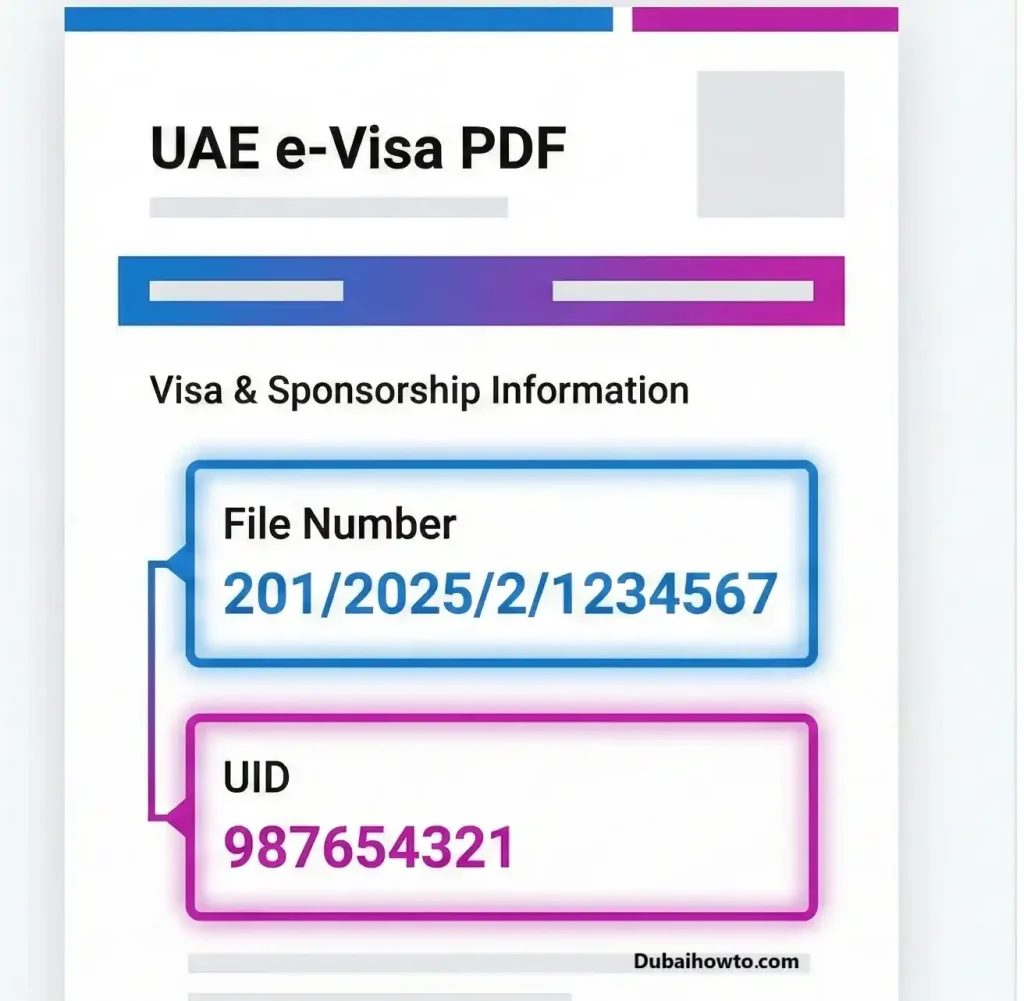 UAE Residence Visa Number (3)