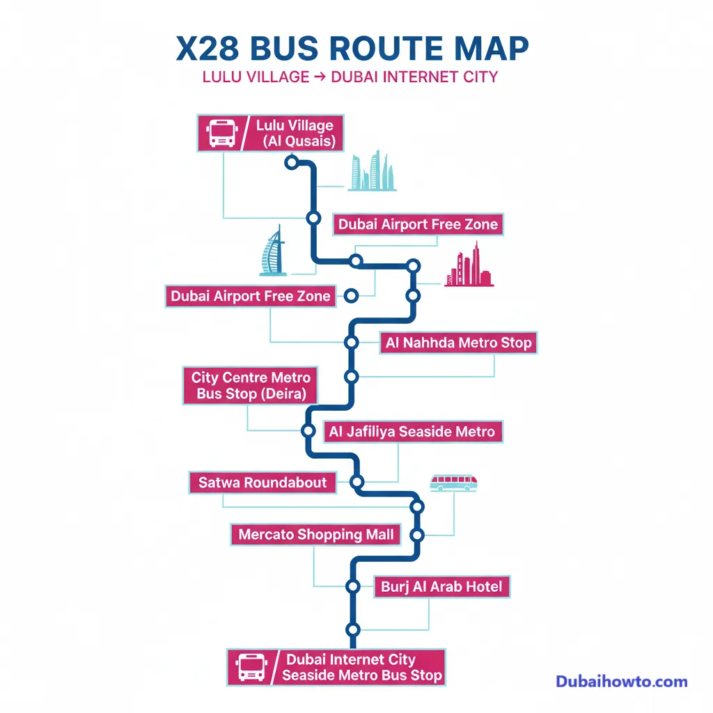 X28 Bus Schedule Dubai_1
