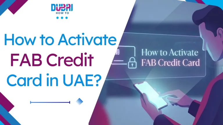 How to Activate FAB Credit Card