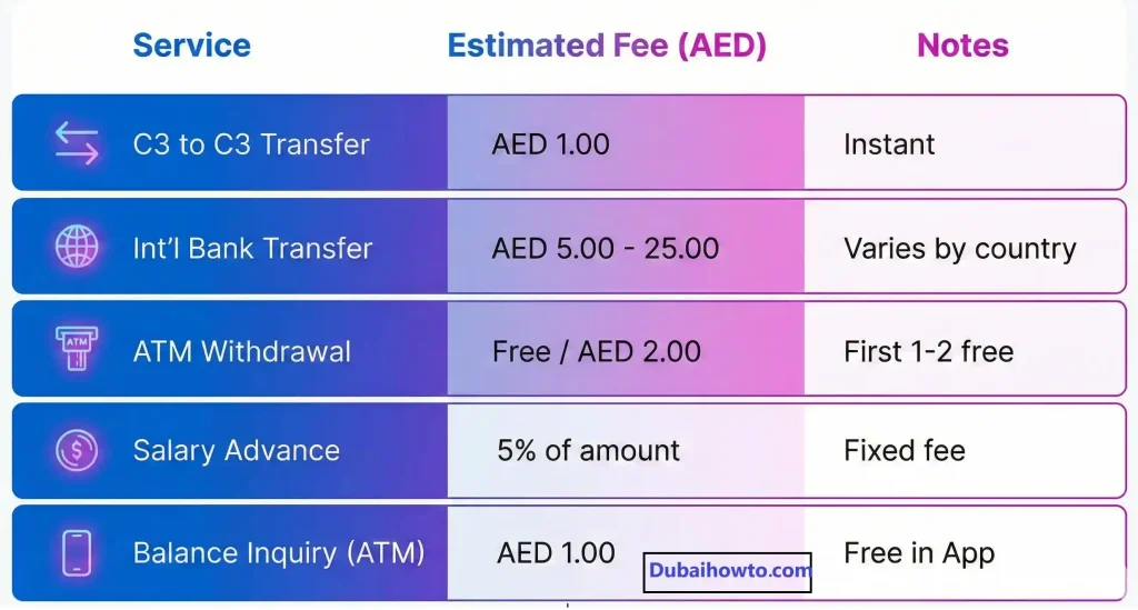How to Transfer Money from C3 Card to Bank Account_3