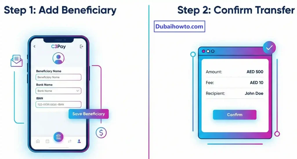 How to Transfer Money from C3 Card to Bank Account_4